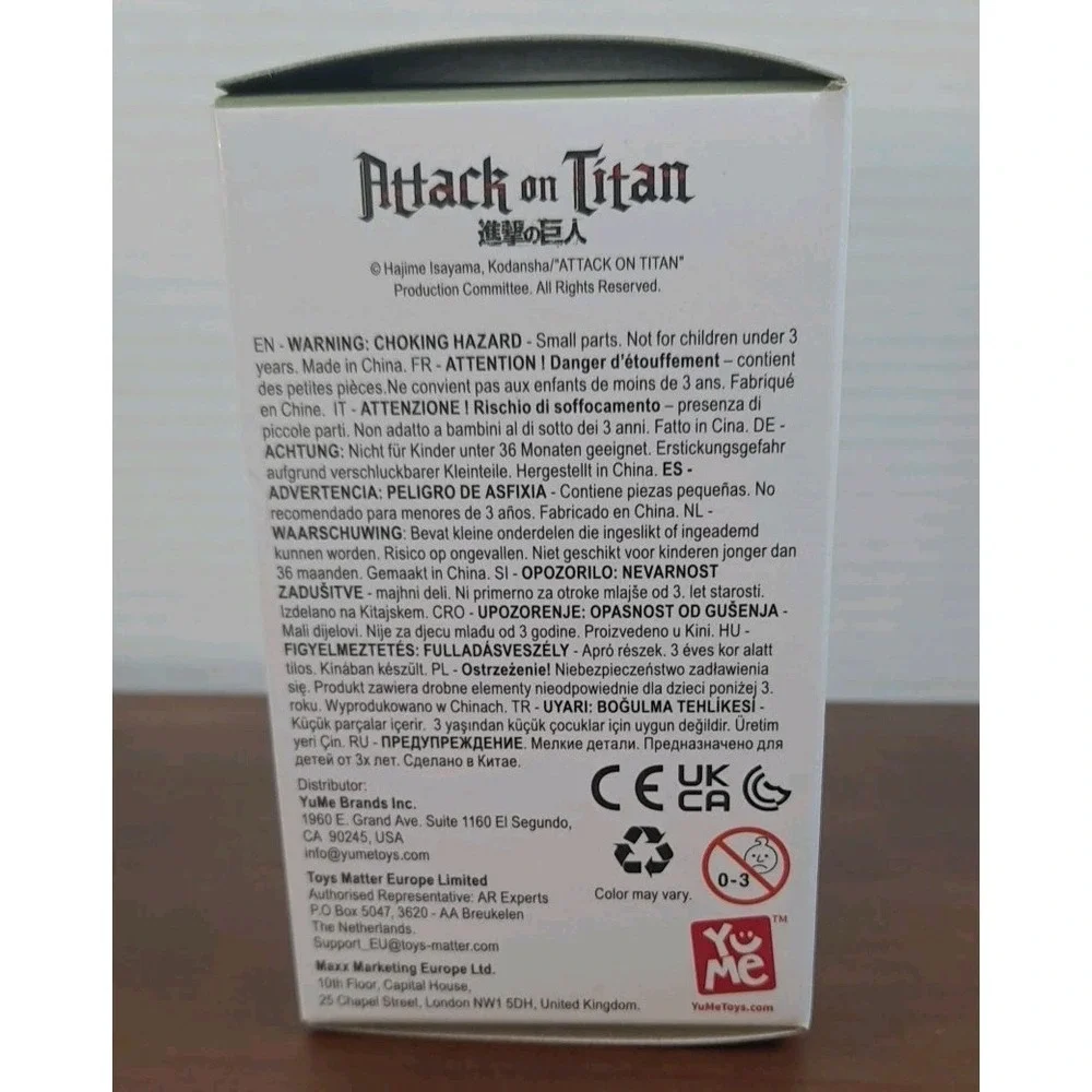 NIB Yume Bushiroad Creative Attack On Titan PalVerse‎ Eren Yeager